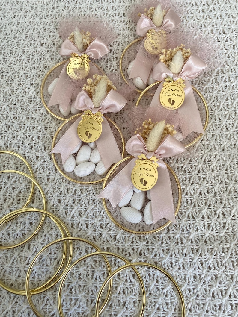 Baptism Almond Candy Favor, Unique Baptism Gifts, Christening Favors