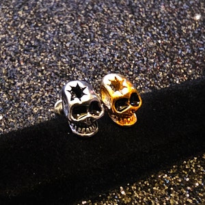Skull Labret Studs Skull Lip Stud Earring Cartilage Tragus Helix Stud Body Piercing
