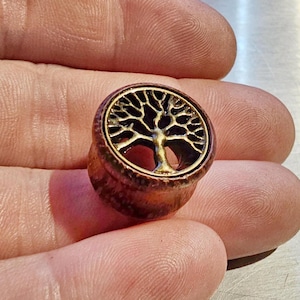 Tree Of Life Ear Tunnels Wooden Ear Plug