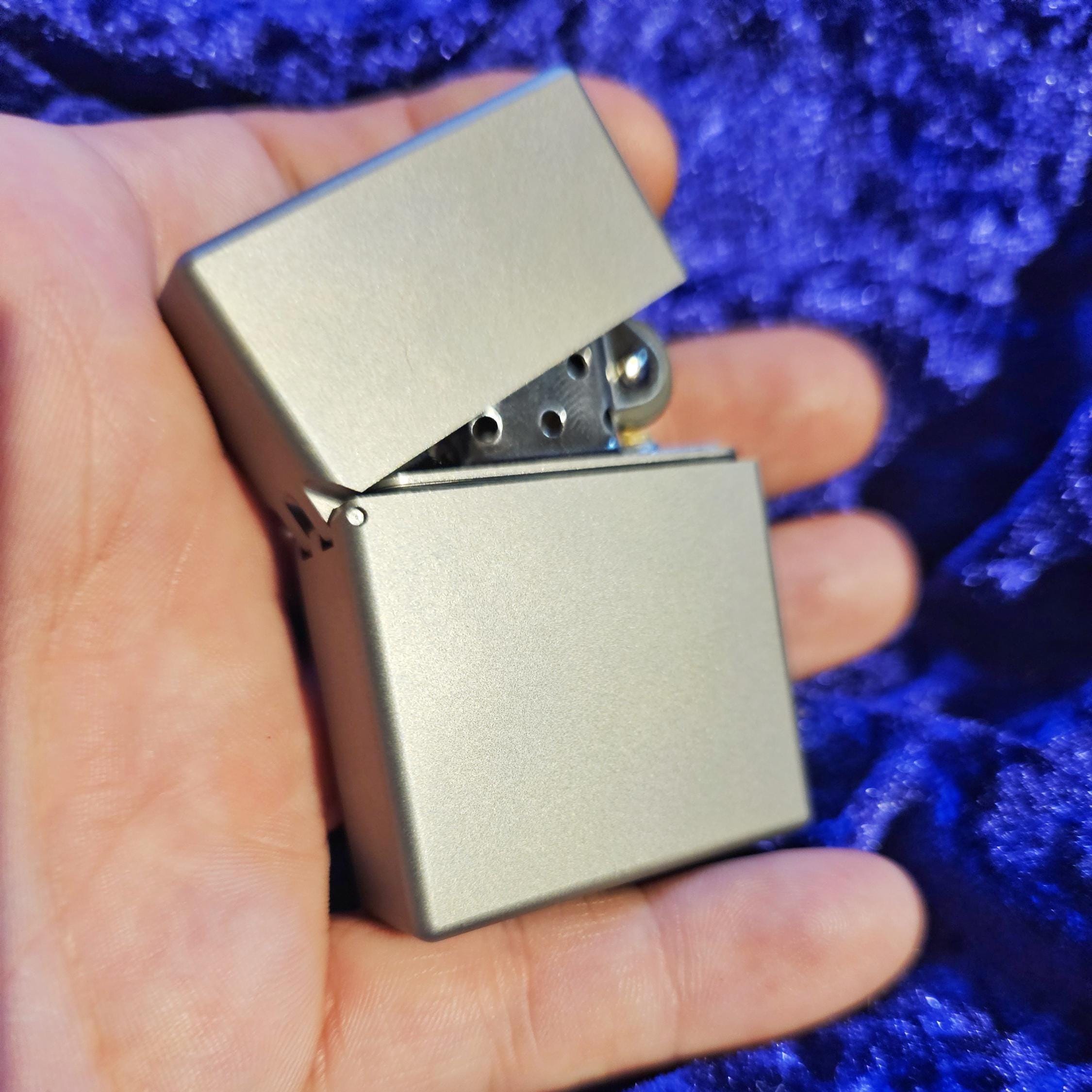 Solid Titanium Zippo - Etsy