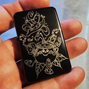 Witches Cauldron Design Spell Casting Lighter Personalised Gift