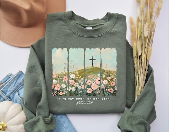 He is not here, he has risen shirt, easter shirt, Christian Shirt, Jesus Easter Shirt,jesus christ easter,Bible verse t-shirt, Womens tshirt