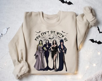 You Cant Sit With Us Sweater, Bad Girls Shirt, Cute Halloween Shirt, Halloween Queen Shirt,Halloween Party Shirt, Cute Halloween Outfit