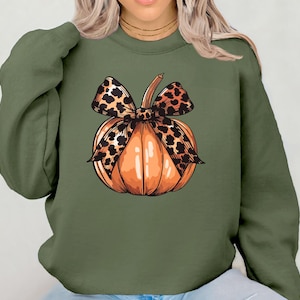 Retro Halloween Coquette Bow Spooky Mama Sweatshirt, Fall Pumpkin Coquette Bow Sweater, Fall Vibes, Pumpkin Shirt, Fall Sweater, AutumnShirt