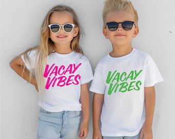 Vacay Vibes Shirt,Summer Child Shirt,Summer Shirts,Kid Vacation Tees,Vacation Shirts for Kids, Beach Shirts,Summertime Tee,cute summer shirt