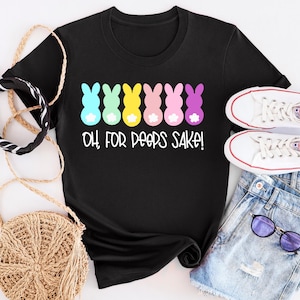 Cute Easter Shirt, Easter Family T-Shirt, Easter Matching Tee, Easter Peeps Tee, Gift For Easter Day, Cute Peeps Shirt, Women&#39;s shirts