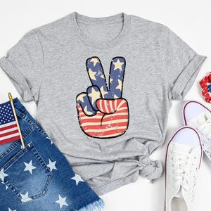 Amerika Frieden Shirt, Amerika Shirt, Freiheit Shirt, Bunt Shirt, Frieden Shirt, amerikanisches Shirt, 4. Juli Shirt, süße Frauen T-Shirt, Geschenk