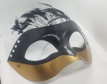 Black and Gold Venetian Mask