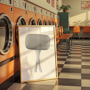 Retro Soap Bar with Legs High Heel Poster Quirky Vintage Funny Bathroom Wall Art Restroom Kitchen Sign Black and White Set of 5 Above Toilet