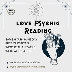 Liebes-Psychic-Lesung, Selbe Stunde, %99 Genau, Volle Tarot-Karten-Lesung, Vergangenheit Gegenwart Zukunfts-Lesung durch Psychic Elara, Echte Antworten