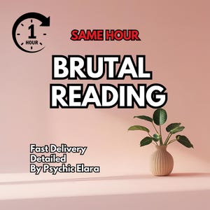 Detaillierte Brutal Reading, Same Hour, No-Tools Psychic Reading, % 99 Genaue lesen, Liebe, Steuern, Beruf, Beziehung, Tarot Karten lesen