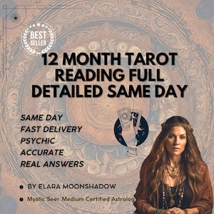 12 Month Future Tarot Reading: Love, Career, Finance