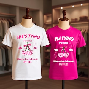 Coquette Bow Bachelorette Party Shirt: Bridal Squad Tee