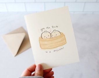 You Are BUN in a Million | Valentine's Day Greeting Card