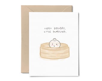Alles Gute zum Geburtstag, kleiner Knödel! | Geburtstagskarte