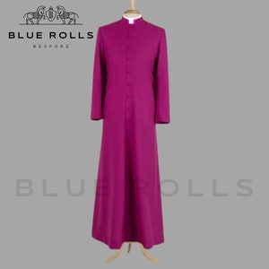 Roman Cassock - Clergy Vestment, Traditional Priest Robe, Catholic Church Garment, Liturgical Clothing, Gothic Clerical Attire