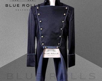 Javert Cosplay-Jacke – Militärischer Wollfrack aus Les Misérables, Mantel im Regency-Stil