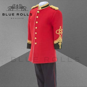 Uniforme de guerra anglo-britânico guerra civil - Grd Traditional War Jacket Jaqueta de oficial do exército vermelho Túnica Circa jaqueta Homens e mulheres Jaqueta de casamento