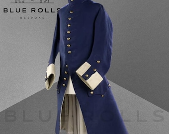 軍服　　ロングコート　紺色　ネイビー デッドストック カナダ軍 ロングコート ネイビー | セレクトショップen