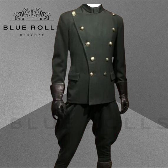 Double breasted chauffeur jacket best sale