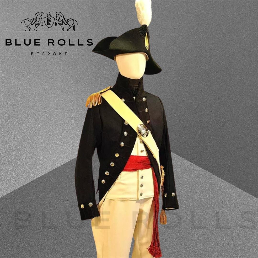 再現コスプレ - ナポレオン時代の軍人制服 - 歴史的なフランス革命の
