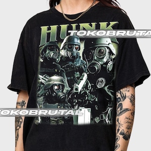 HUNK  Resident Evil Vintage T-Shirt, Gift For Woman and Man Unisex T-Shirt Comfort Colors C1717 TBRUT049