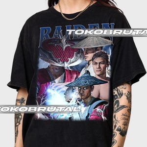 Raiden Mortal Kombat Vintage T-Shirt, Gift For Woman and Man Unisex T-Shirt Comfort Colors C1717 TBRUT025