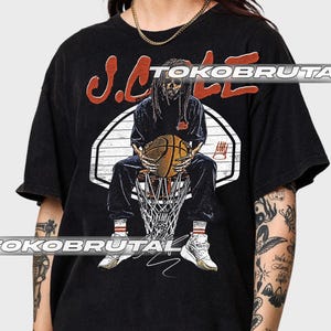 J Cole rapper Vintage T-Shirt, Gift for Woman and Man Unisex Comfort Colors C1717 Limited T-Shirt TBRUT04