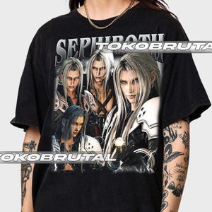 Sephiroth Final Fantasy Vintage T-Shirt, Gift For Woman and Man Unisex T-Shirt Comfort Colors C1717 TBRUT012