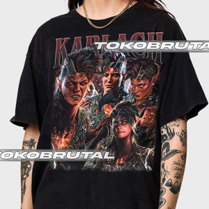 Karlach Baldurs Gate 3 Vintage T-Shirt, Gift For Woman and Man Unisex T-Shirt Comfort Colors C1717 TBRUT018