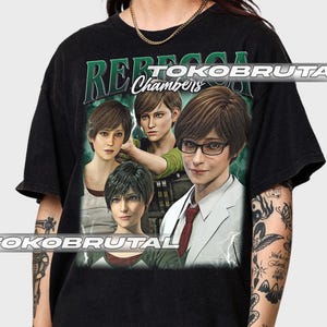 Rebecca Chambers Resident Evil Vintage T-Shirt, Gift For Woman and Man Unisex T-Shirt Comfort Colors C1717  TBRUT045