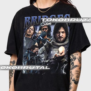 Sam Bridges Death Stranding Vintage T-Shirt, Gift For Woman and Man Unisex T-Shirt Comfort Colors C1717  TBRUT070
