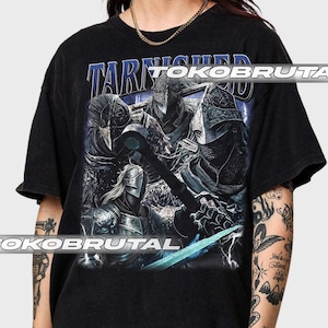 Tarnished Elden Ring Vintage T-Shirt, Gift For Woman and Man Unisex T-Shirt Comfort Colors C1717  TBRUT048