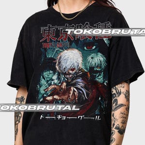 Tokyo Ghoul  Japanese Anime Vintage T-Shirt, Gift For Woman and Man Unisex T-Shirt Comfort Colors C1717