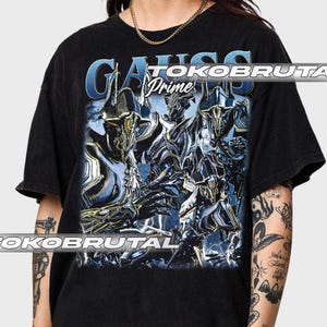 Gauss Prime Warframe Vintage T-Shirt, Gift For Woman and Man Unisex T-Shirt Comfort Colors C1717 TBRUT085