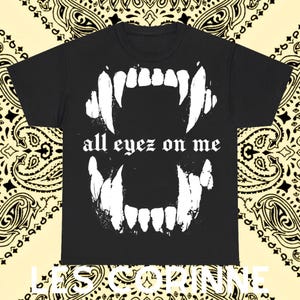 Tupac All Eyez On Me Tee, Vintage Hip Hop Graphic T-Shirt, Casual Wear, Perfect Birthday Gift