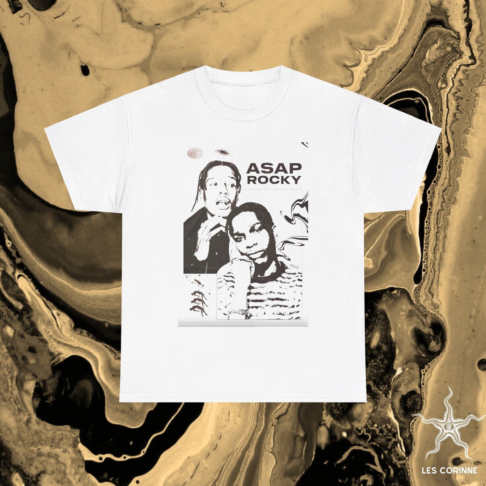 ASAP ROCKY T-SHIRT Rare Concert Merch Rap Tee Hip Hop Graphic Tour Rap ...