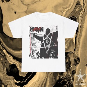 T-shirt Playboi Carti Opium, T-shirt unisexe graphique élégant, Vêtements de concert décontractés, Cadeau musique hip hop