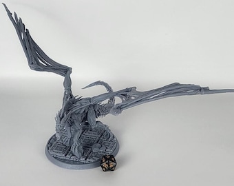 Undead Dragon Skeleton - Dracolich Miniature for your undead army