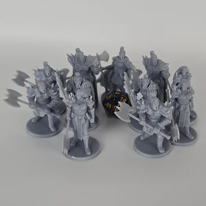 11-delat Orc Warband för bordsspel