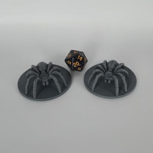 Giant Spider Pack 2 pc collection for Tabletop Gaming