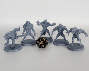 Werewolf Thriller Pack 5 piece collection of Lycans - Werewolves