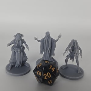 Hag Coven Miniatures – D&D Resin Mini, Pathfinder NPC, MZ4250 Design One of Each