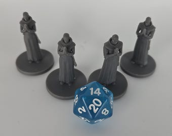 Acolyte Cultist 4 pack religious demon cult for Tabletop Gaming