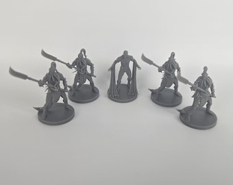Bearded Devils and Chain Devil Miniatures | For DnD Tabletop Gaming