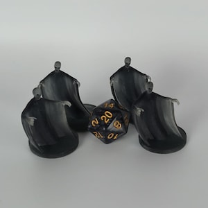 Premium Shadow Creatures Set - Shadows for DnD - printed in translucent black resin for tabletop gaming