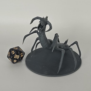 Spider Dragon 3d printed miniature for tabletop gaming - dungeons and dragons