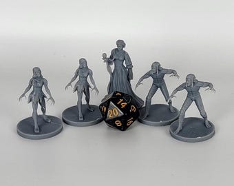 Vampire Spawn Family 5 pack for Tabletop Gaming