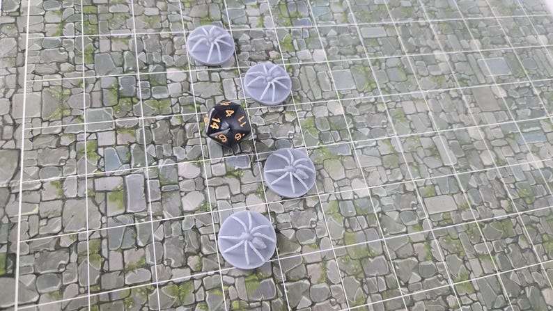 Giant Wolf Spider Pack 4 pc collection for Tabletop Gaming image 8