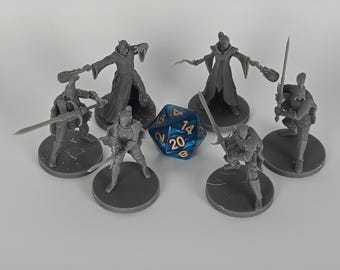 6 pc Githyanki Army collection - Space Tribe Clan for tabletop gaming